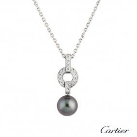 Cartier Himalia Diamond & Pearl Necklace B3038300
